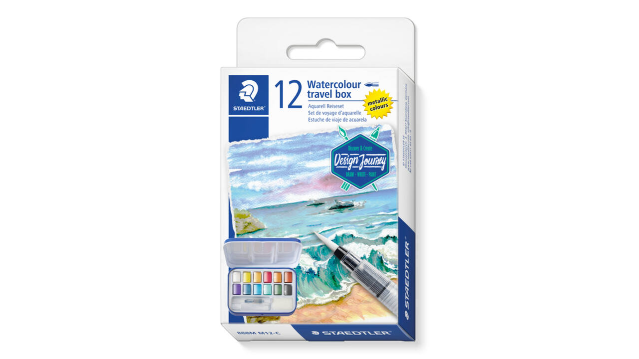 Waterverf Staedtler Design Journey set à 12 kleuren