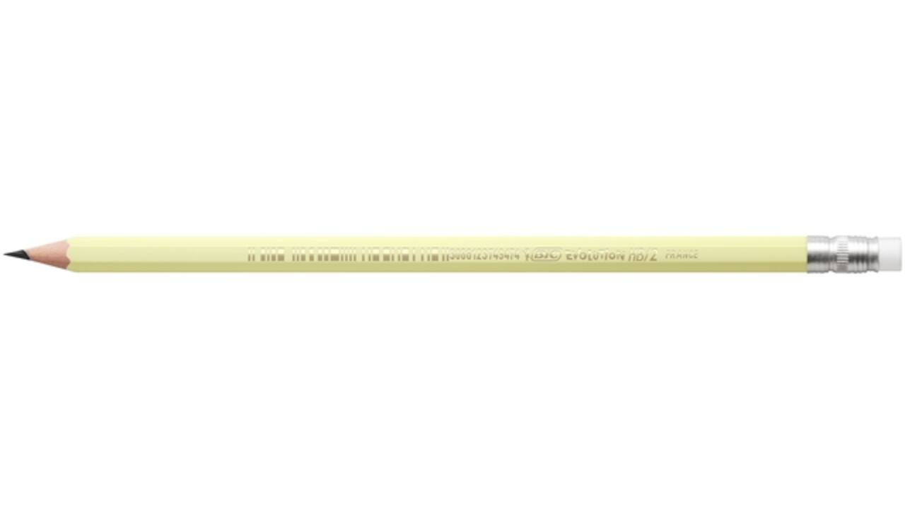 Potlood Bic HB met gom pastel assorti