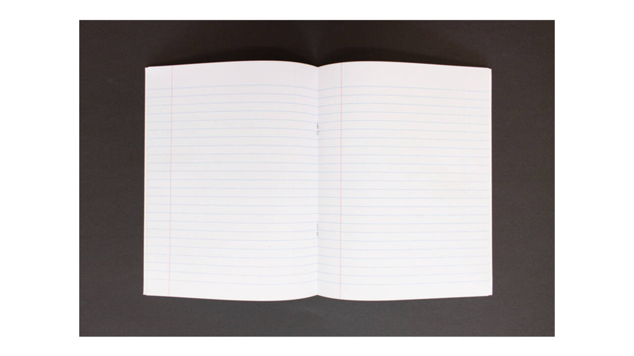 Schrift Kangaro A5 lijn 80 pagina's 60gr zwart pak à 10 stuks