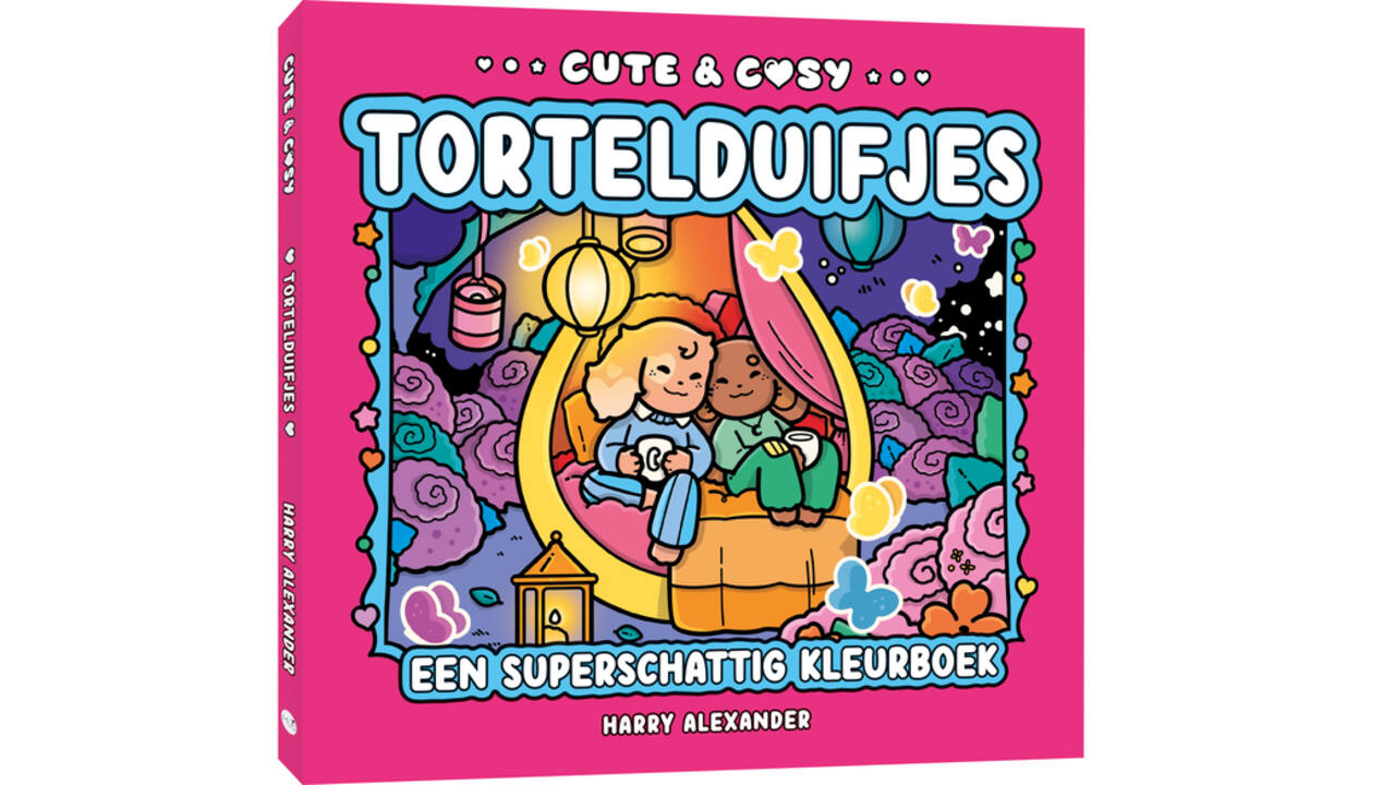 Kleurboek MUS Cute & Cosy Tortelduifjes