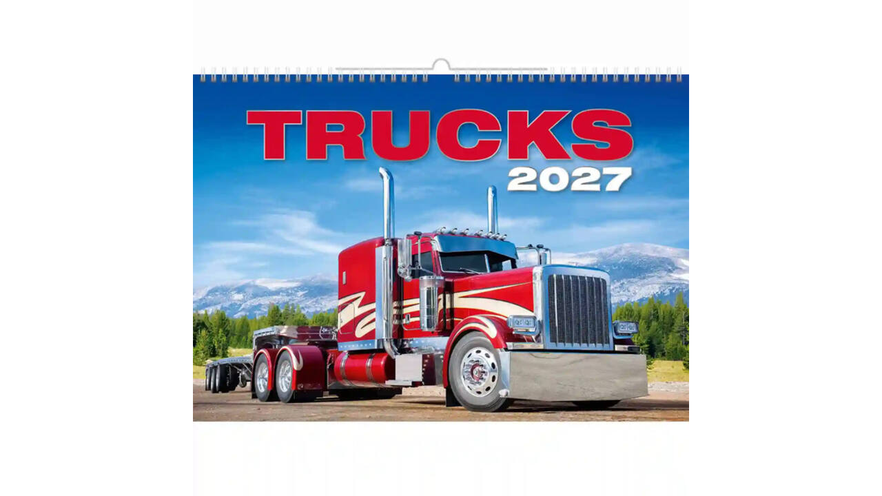 Kalender 2027 Helma 365 31.5x45cm de ultieme vrachtwagen