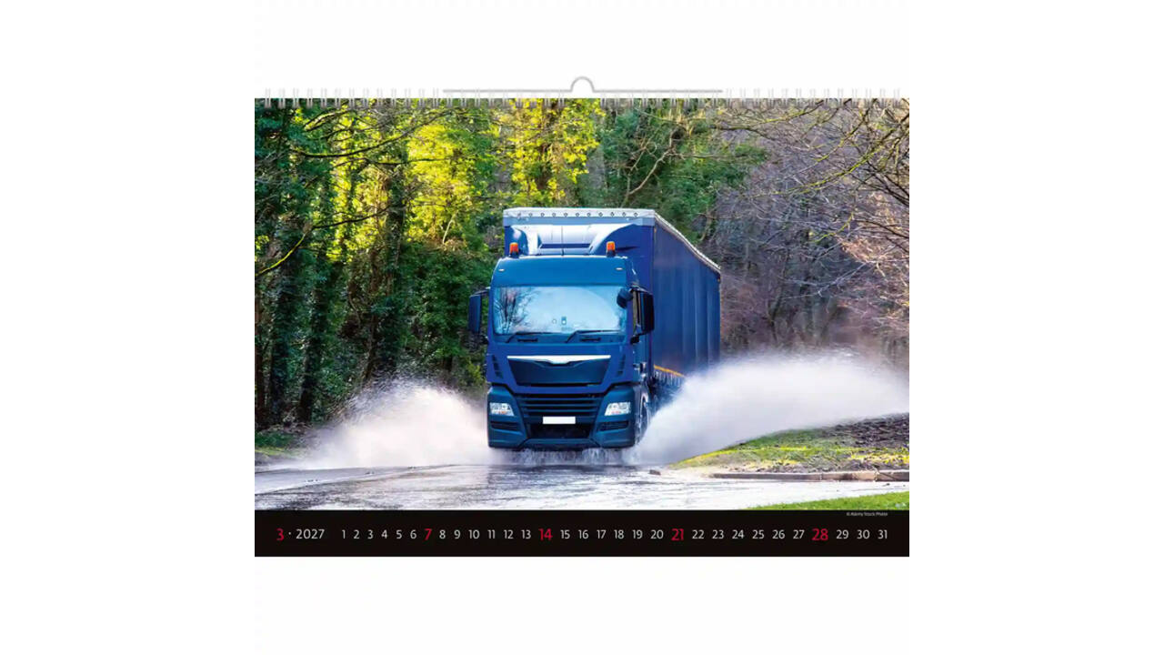 Kalender 2027 Helma 365 31.5x45cm de ultieme vrachtwagen