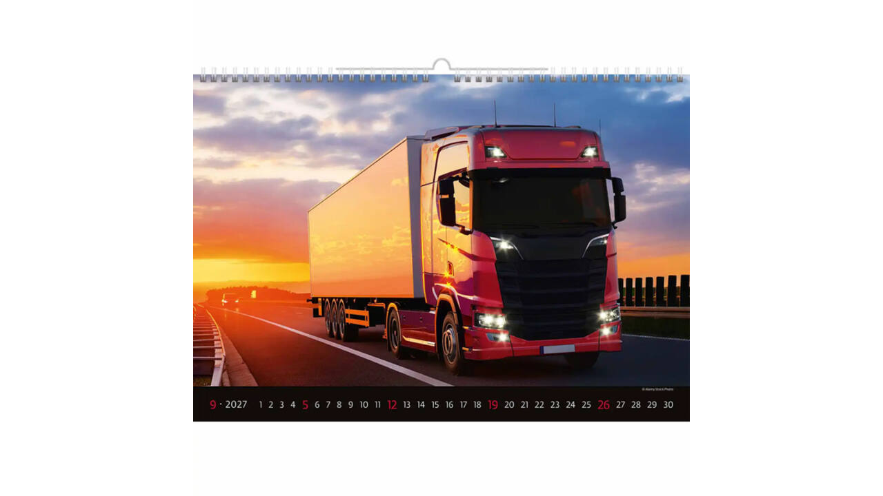 Kalender 2027 Helma 365 31.5x45cm de ultieme vrachtwagen
