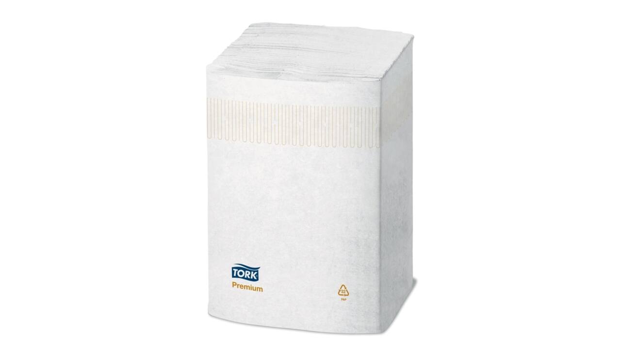 Servet Tork N4 Xpressnap Premium 1/4 vouw 2-laags 213x330mm 500 vel wit 15840