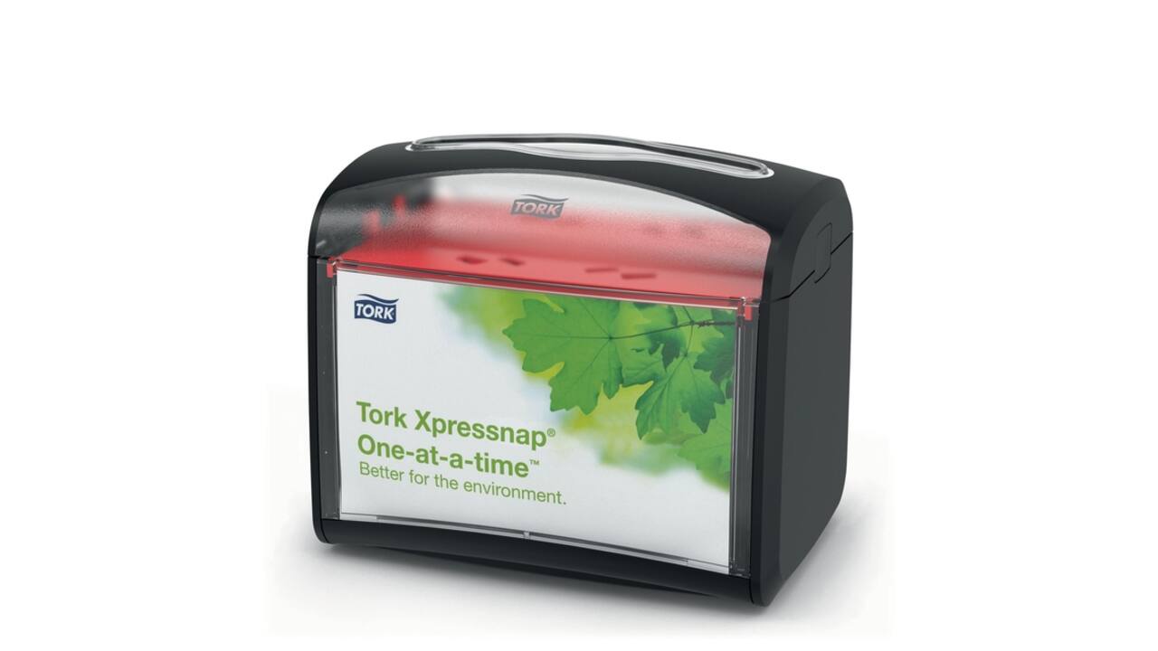 Servetdispenser Tork N4 Xpressnap zwart 272611