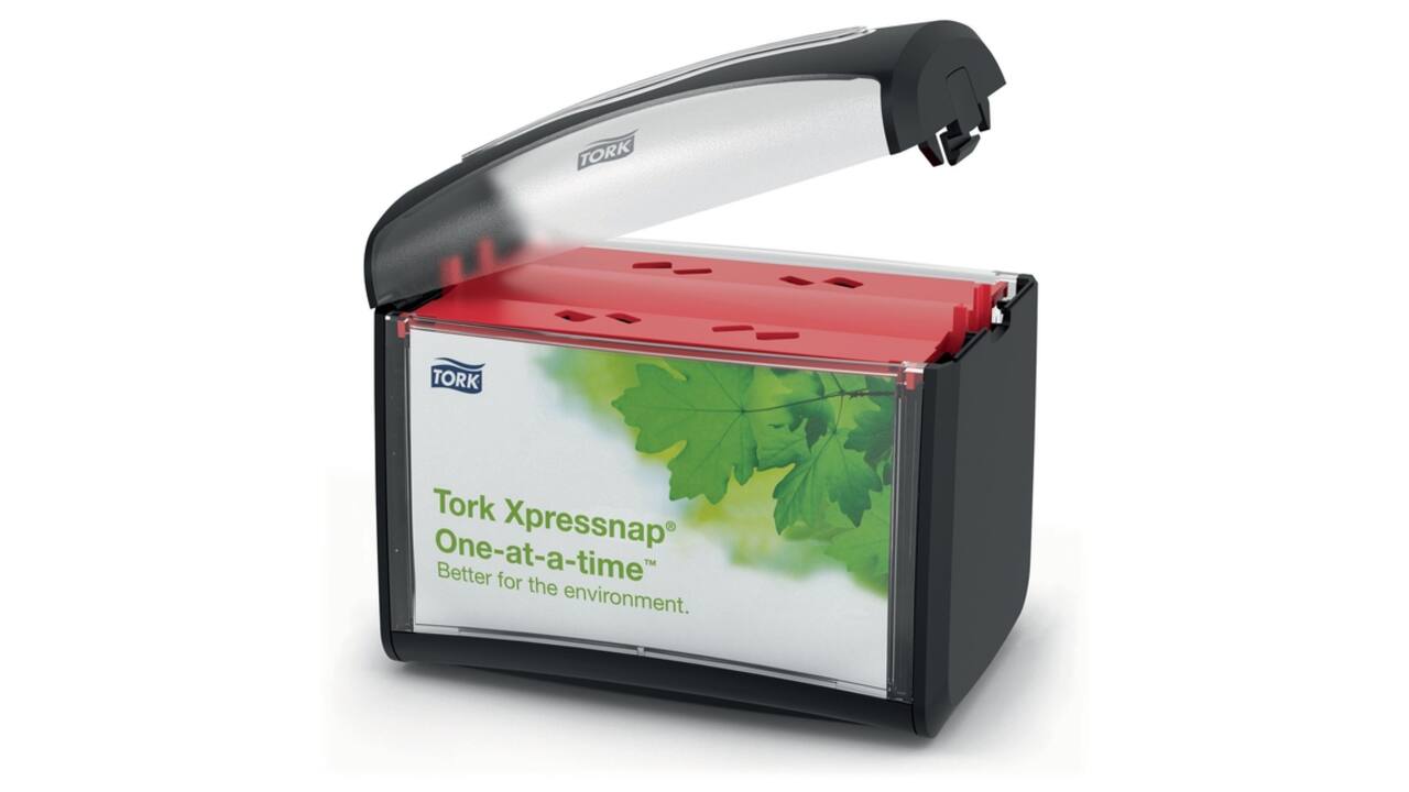 Servetdispenser Tork N4 Xpressnap zwart 272611