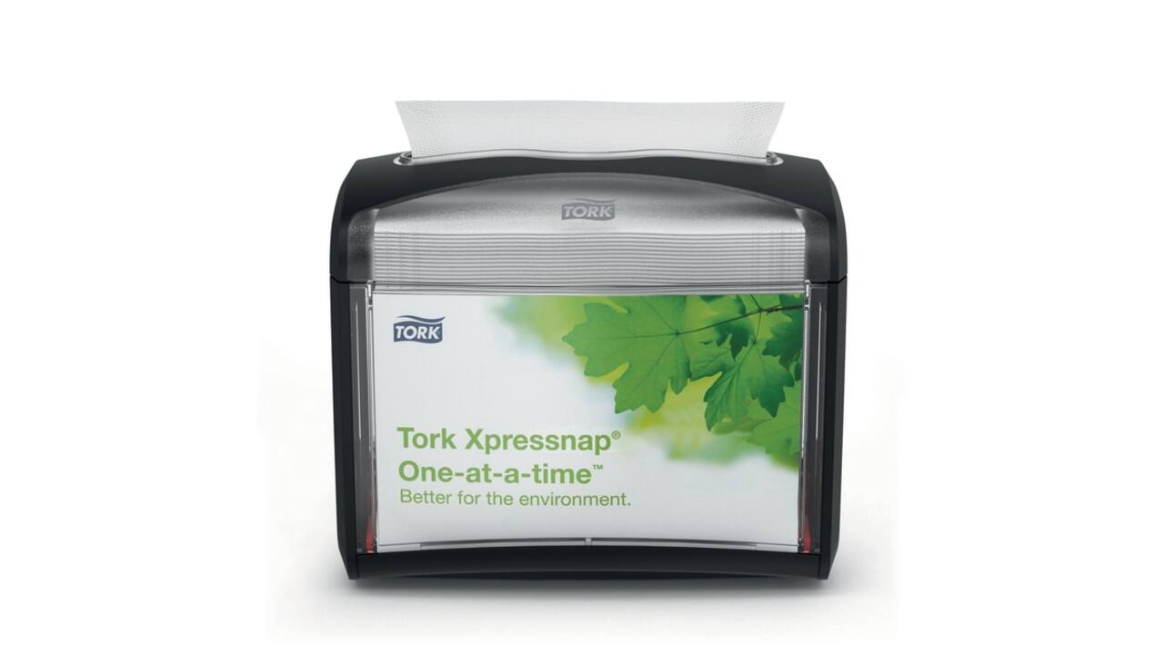 Servetdispenser Tork N4 Xpressnap zwart 272611