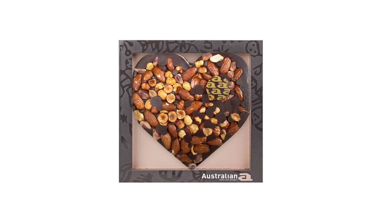 Chocolade Australian hart puur/noten