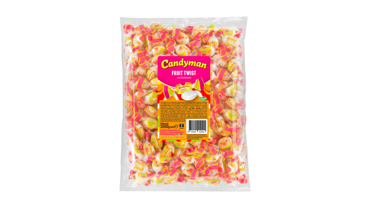 Zuurtje Candyman fruit twist zak 1 kilogram