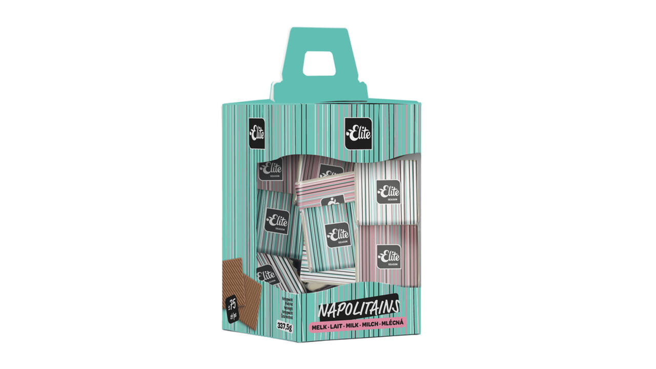 Chocolade Elite Napolitains melk doos 75 stuks