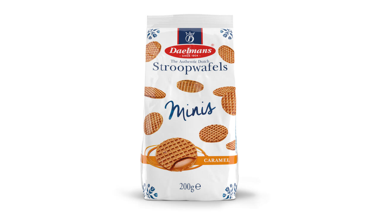 Stroopwafel Daelmans mini blokzak 200 gram