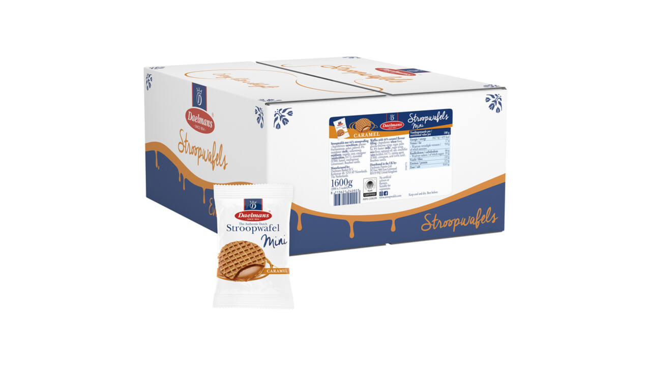 Stroopwafel Daelmans mini 200 stuks