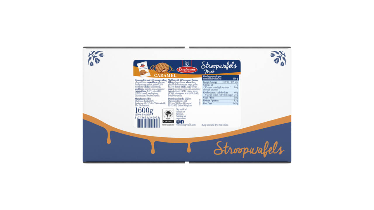 Stroopwafel Daelmans mini 200 stuks