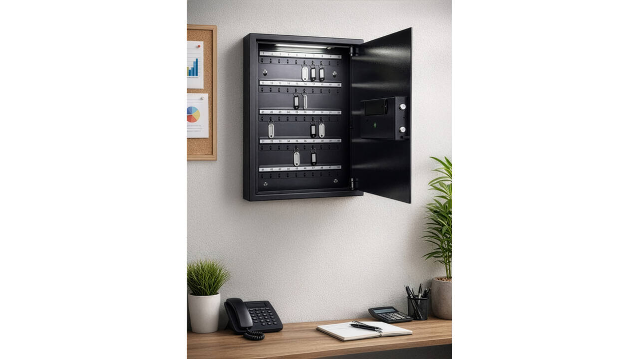 Sleutelkast Pavo High security Smart 50 haken 550x380x100mm