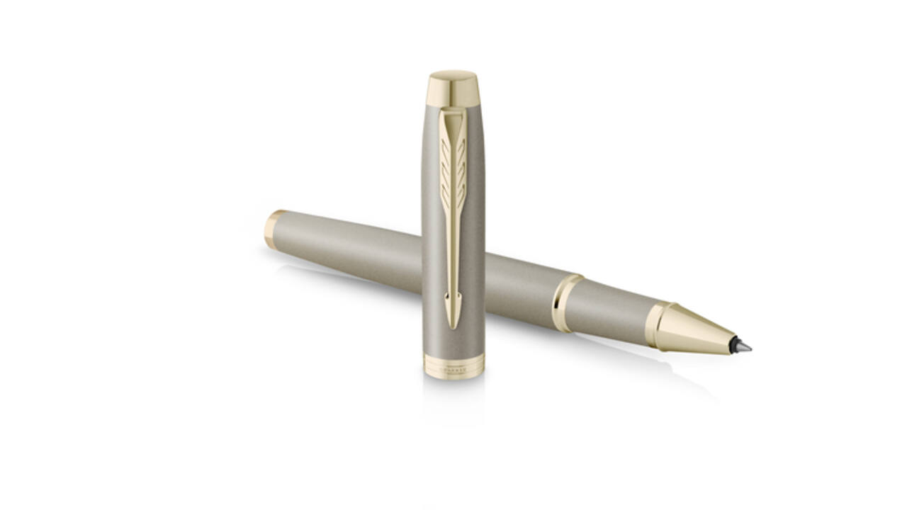 Rollerpen Parker IM Finish Touch Sandstone fijn