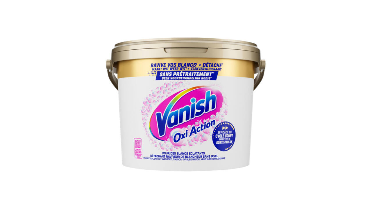 Wasbooster Vanish Oxi Action Whitening poeder 2700g