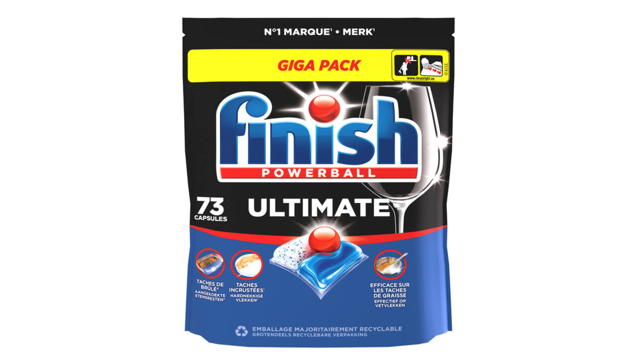Vaatwastabletten Finish Ultimate Regular 73 stuks