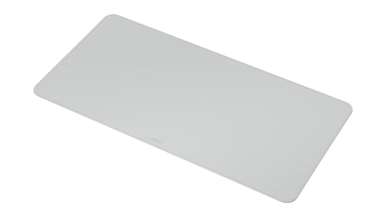 Bureau-onderlegger Leitz 80x40cm oprolbaar grijs