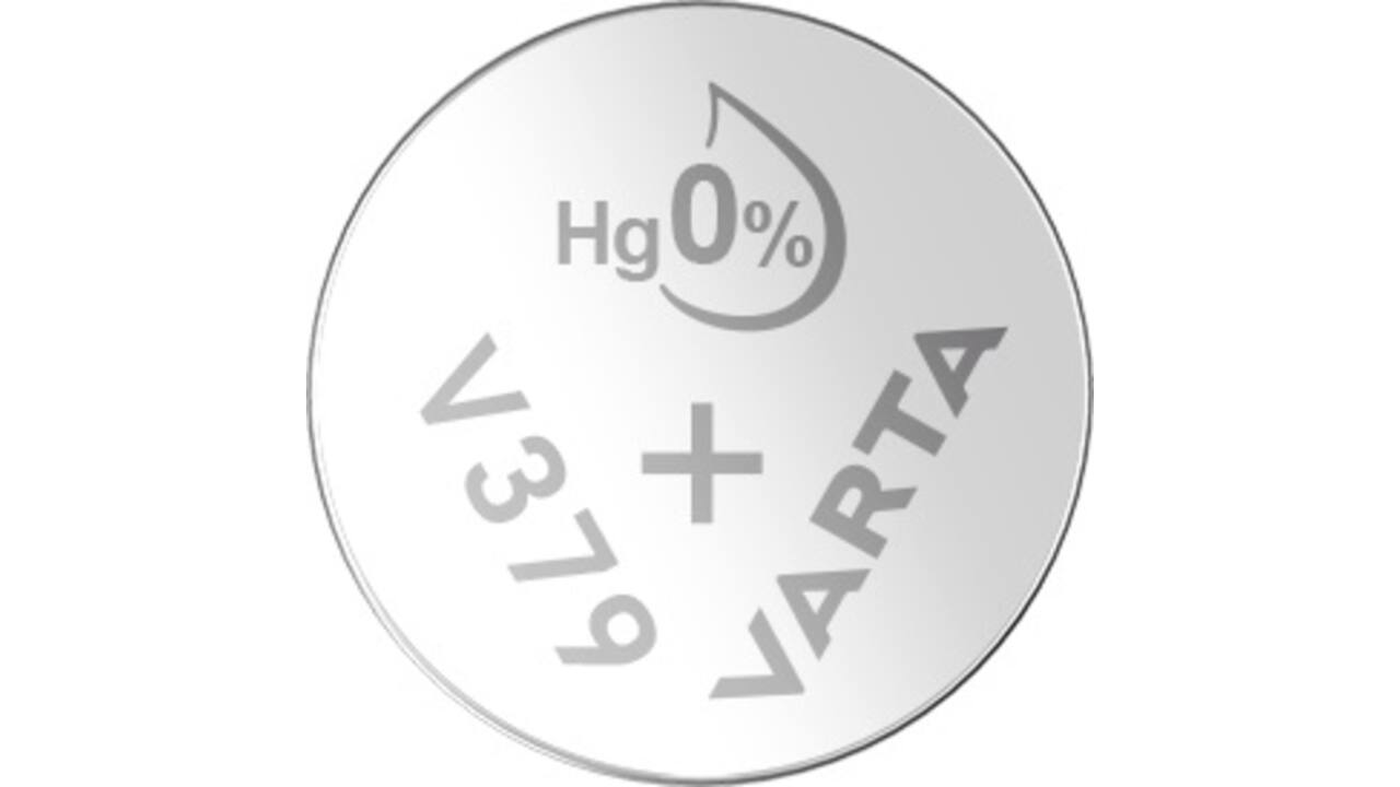 Batterij VARTA knoopcel 1x V379/SR63 zilver