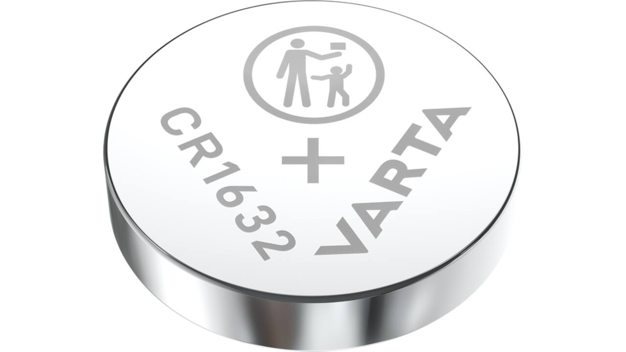 Batterij VARTA knoopcel 1x CR1632 lithium