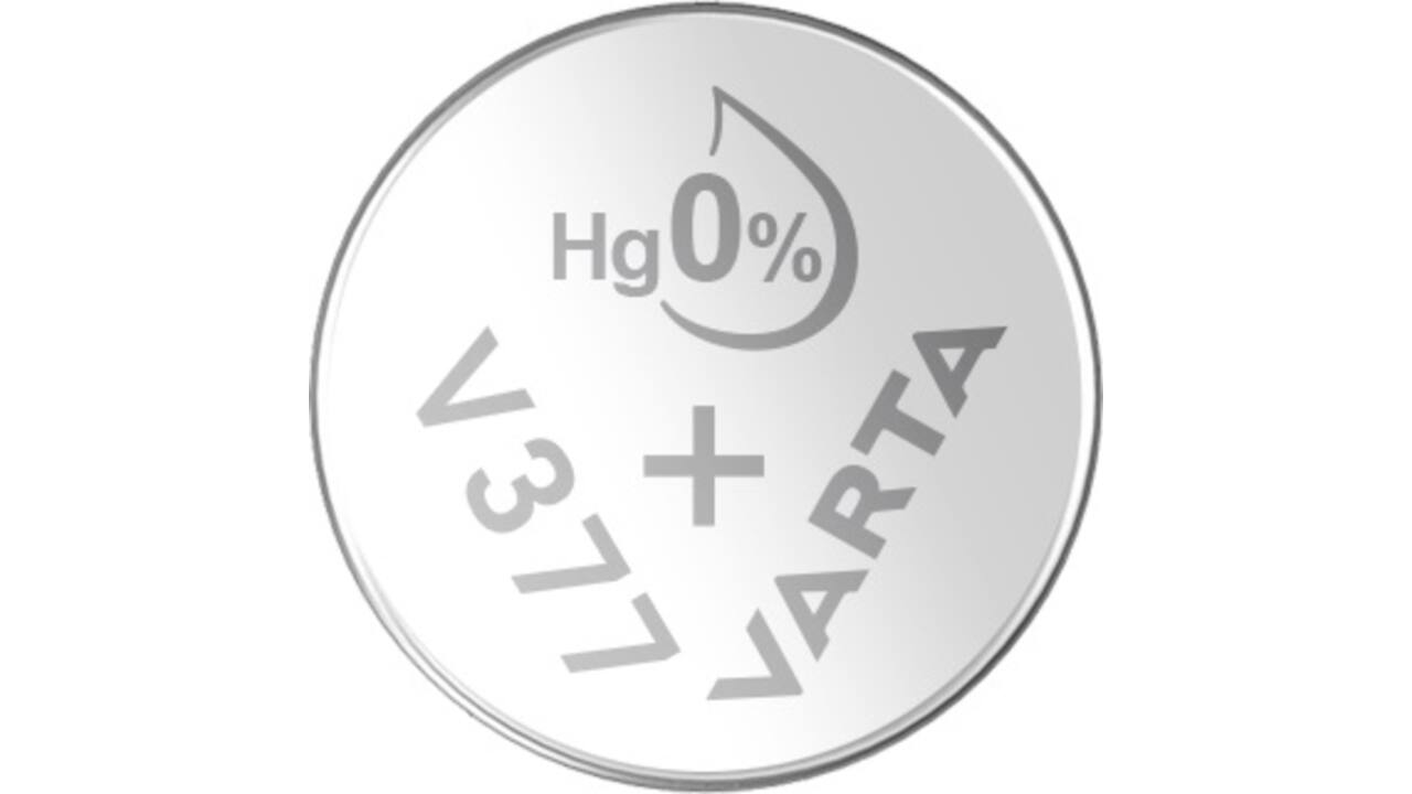 Batterij VARTA knoopcel 1x V377/SR66 zilver