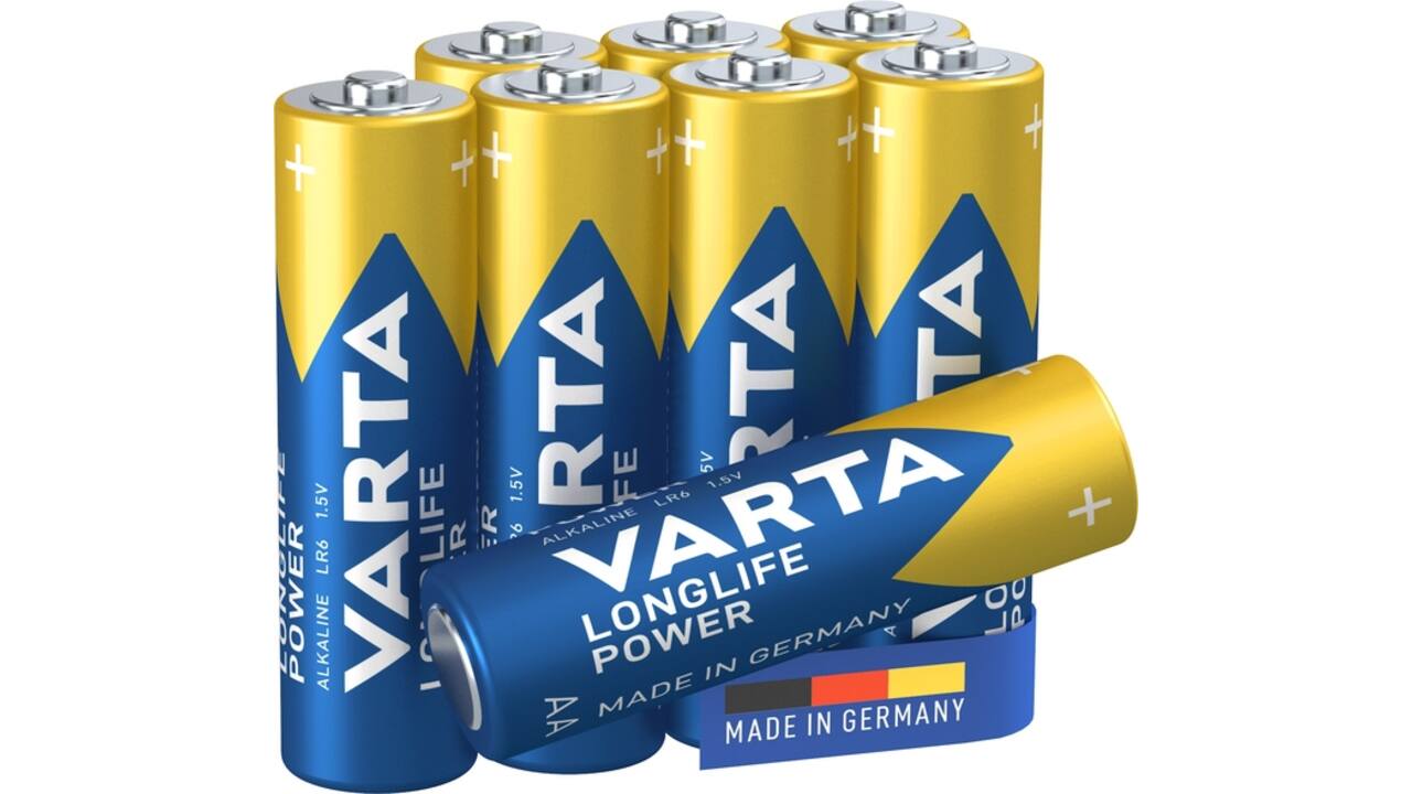Batterij VARTA Longlife Power 8x AA