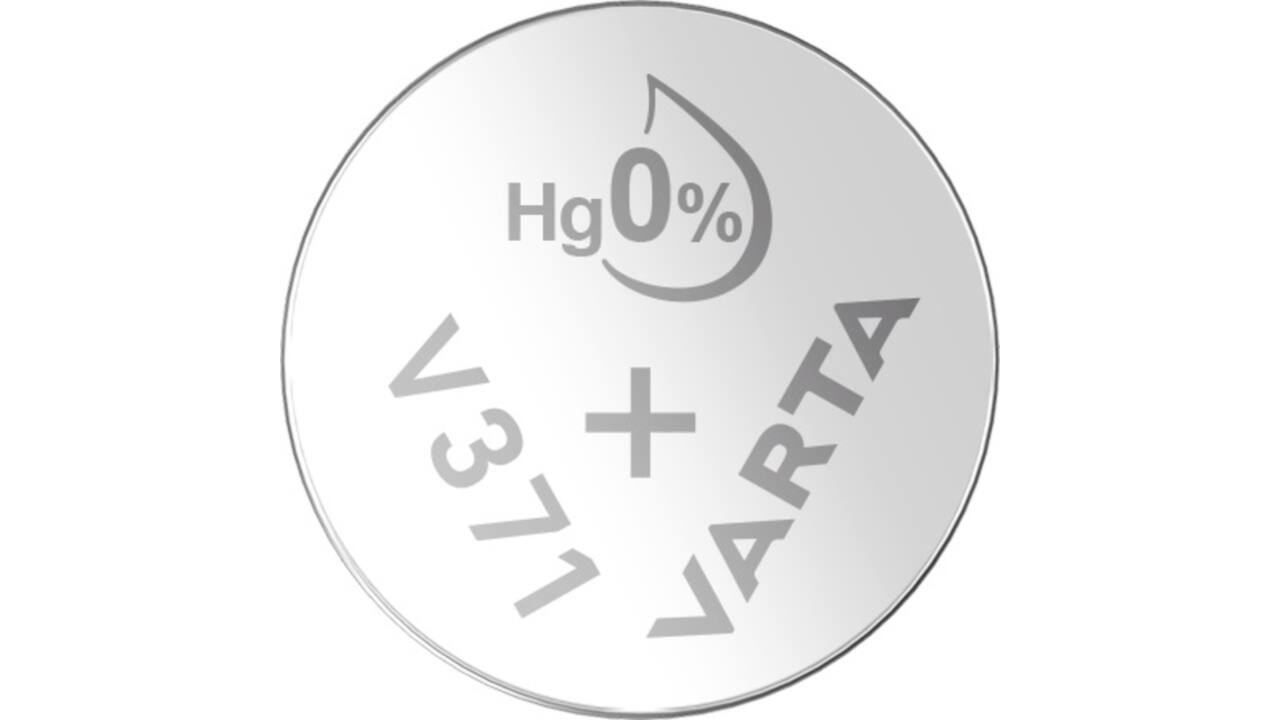Batterij VARTA knoopcel 1x V371/SR69 zilver