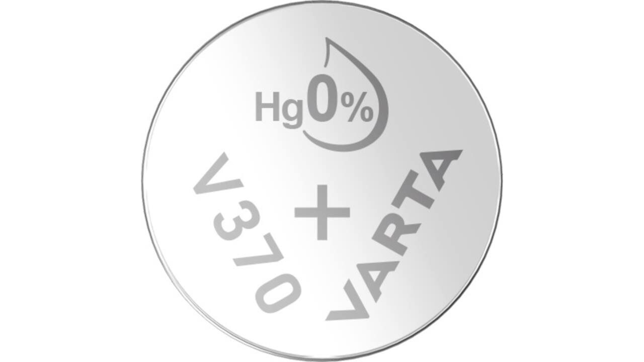 Batterij VARTA knoopcel 1x V370/SR69 zilver
