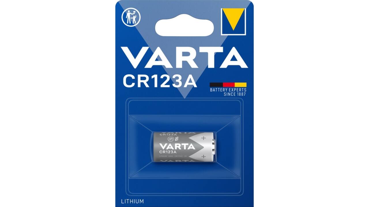 Batterij VARTA Cylindrical 1x CR123A lithium
