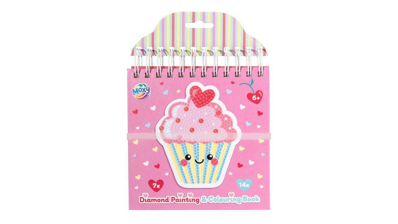 Kleurboek Moxy Diamondpainting 16x16cm