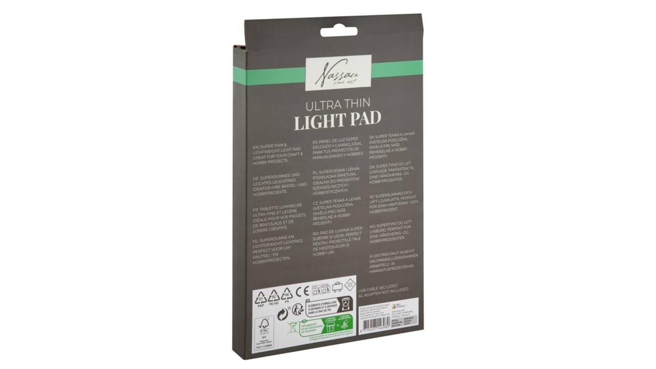 Lichtbord Nassau  Art Sensations led A5 23X15cm