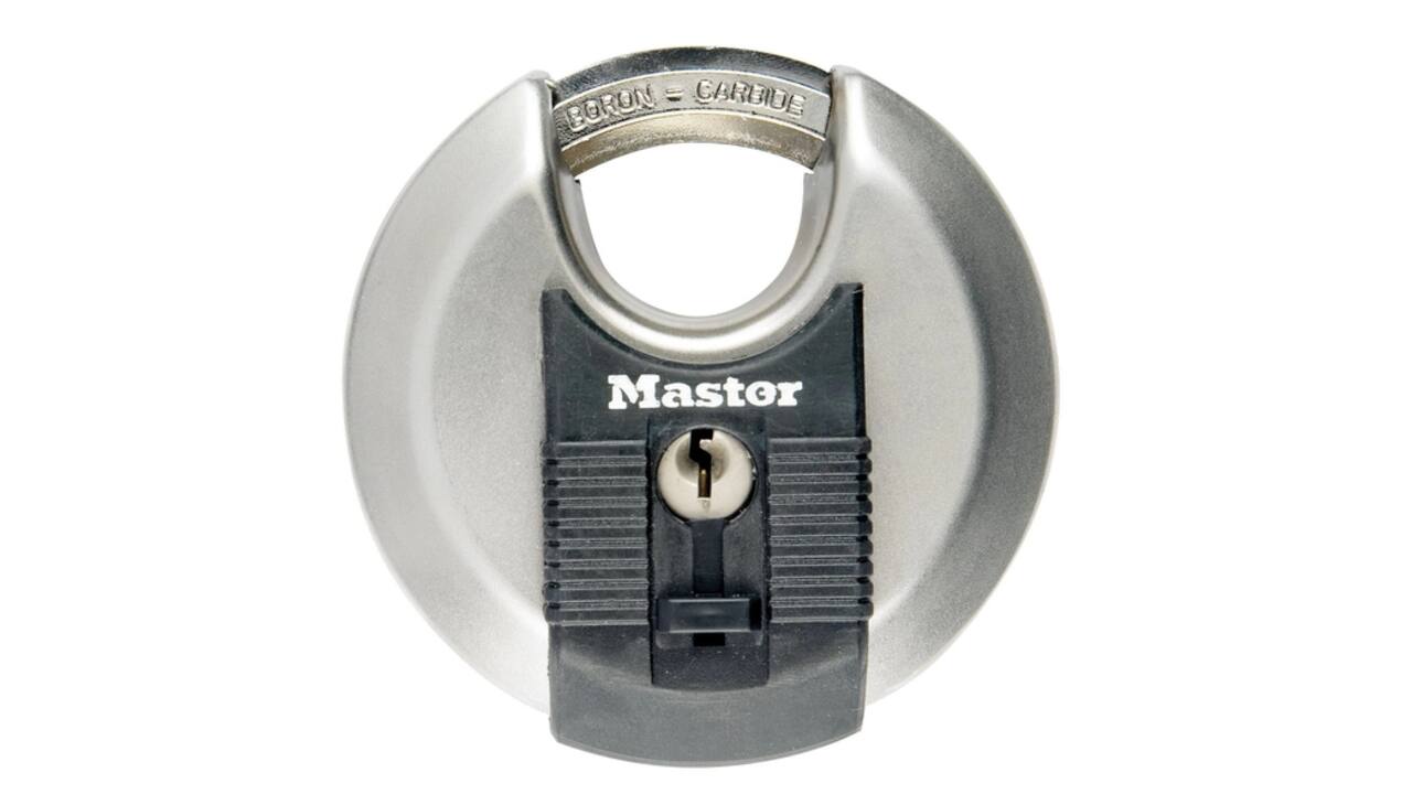 Hangslot MasterLock Excell® gelamineerd grijs