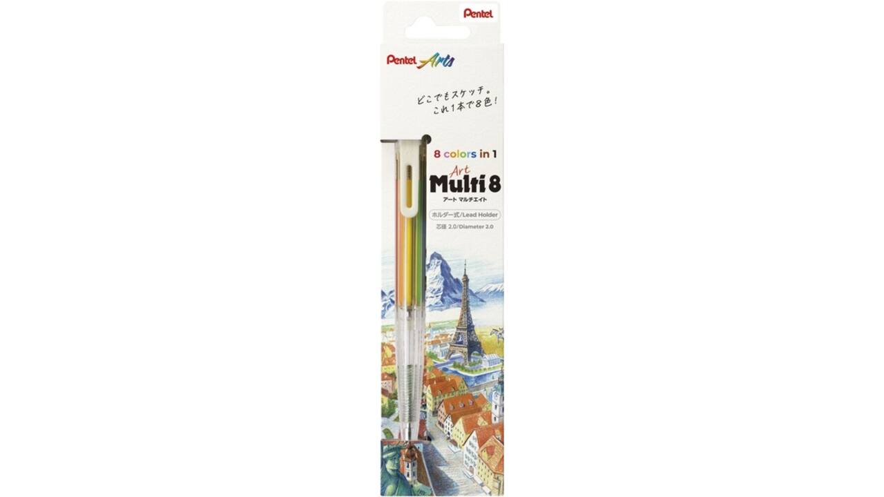 Vulpotlood Pentel XPH804 2.0mm multi 8 kleuren