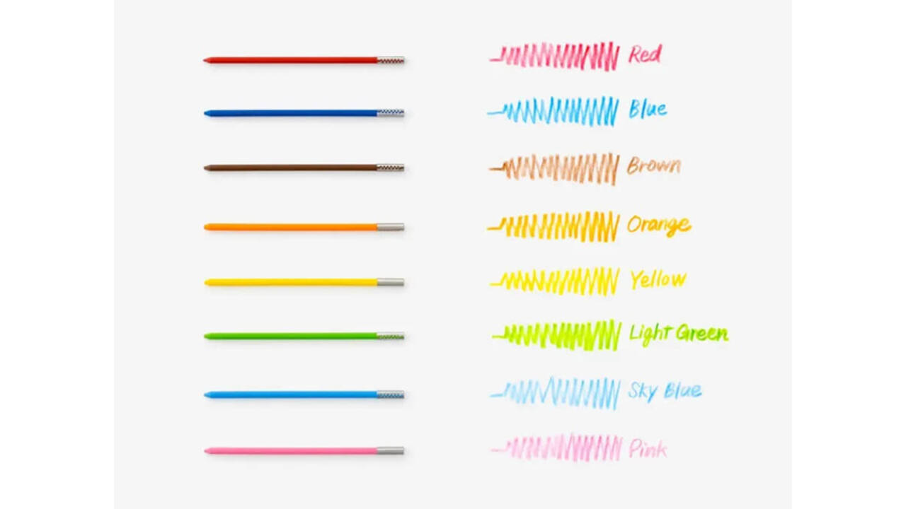 Vulpotlood Pentel XPH804 2.0mm multi 8 kleuren