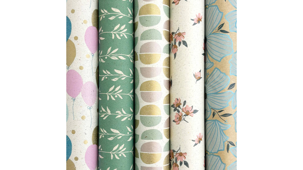 Inpakpapier Rotolux Rosie 200x70cm assorti