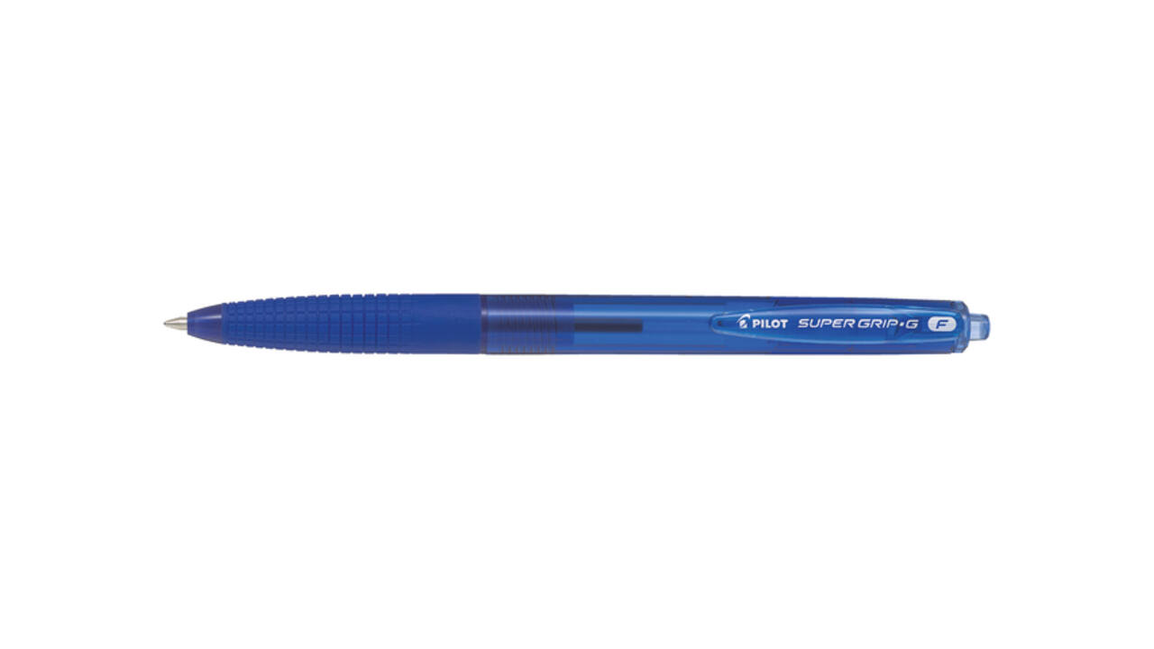 Balpen PILOT Super Grip G fijn blauw