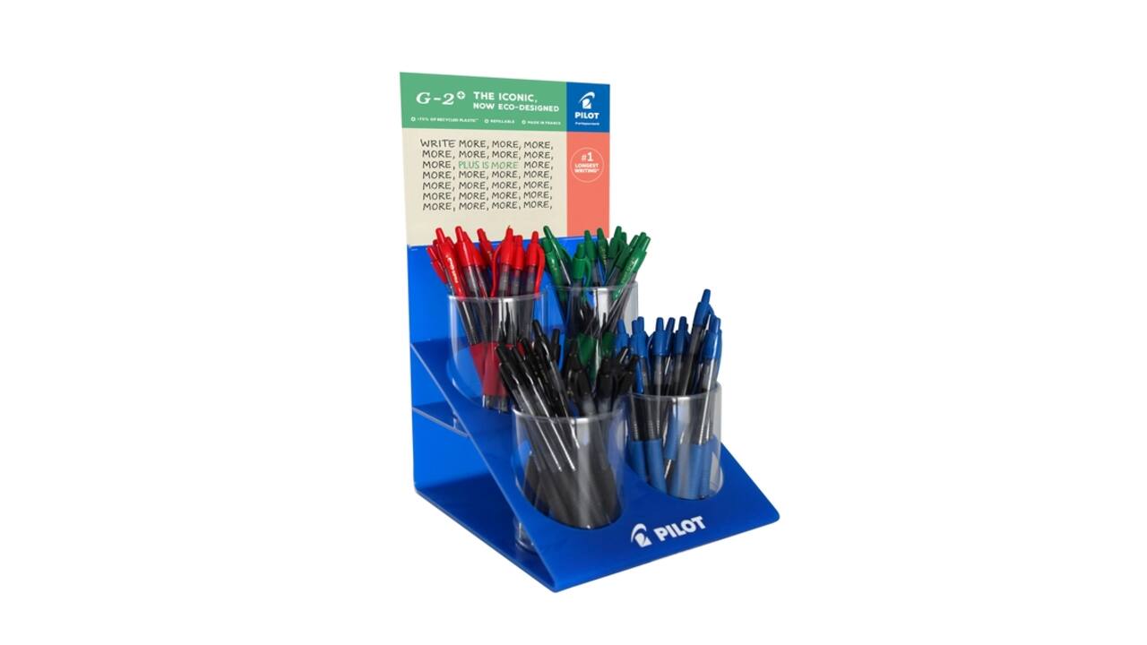 Gelschrijver PILOT BL-G2 Plus medium assorti display à 48 stuks
