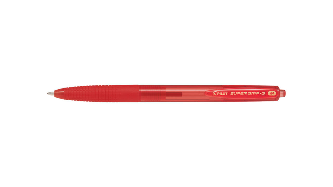 Balpen PILOT Super Grip G medium rood
