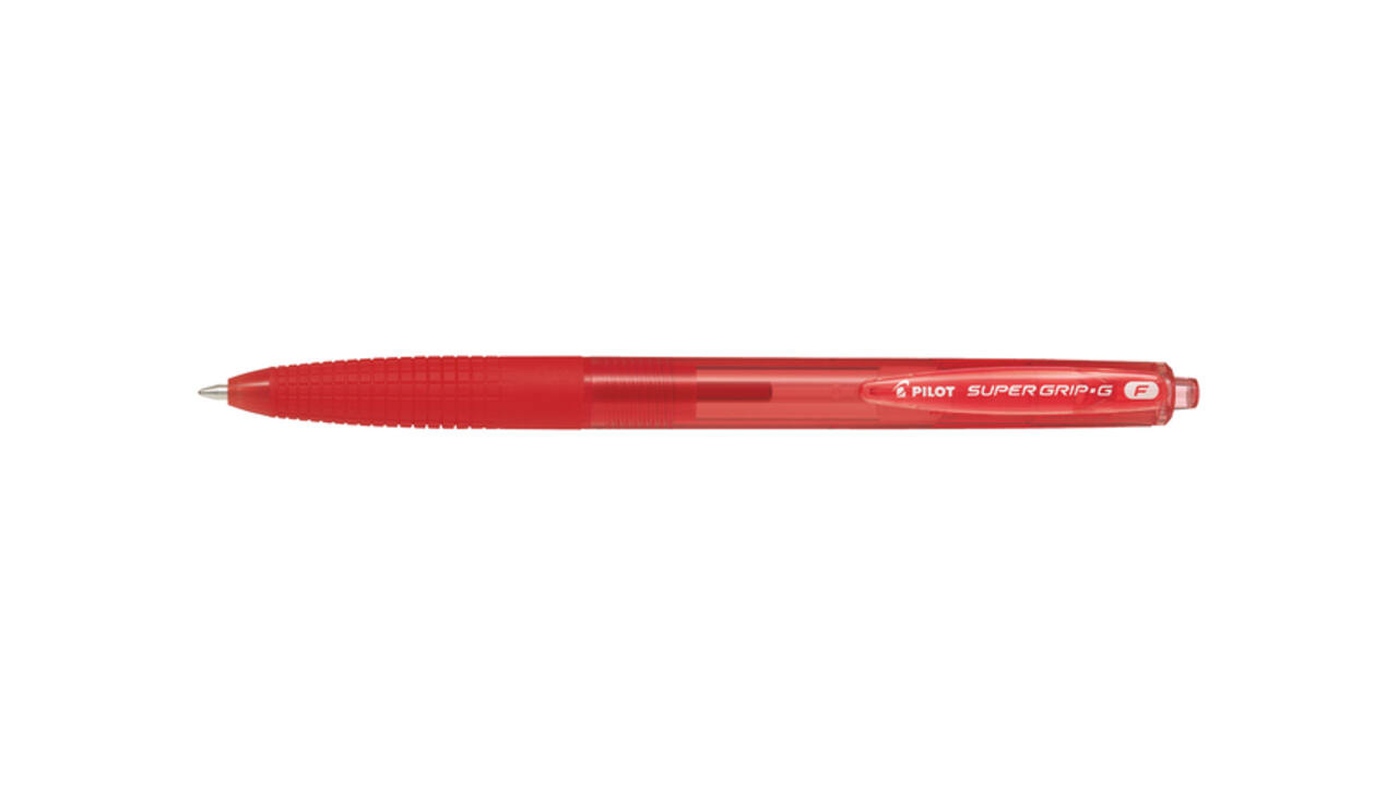 Balpen PILOT Super Grip G fijn rood