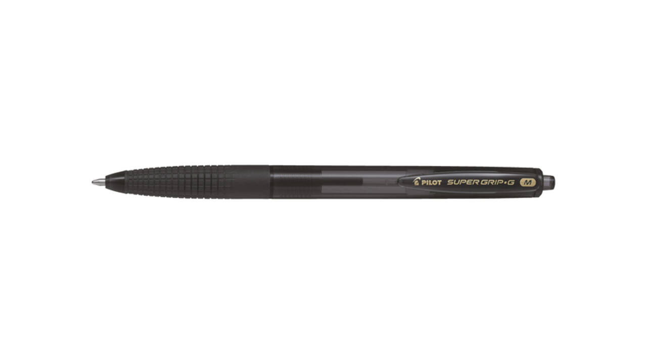 Balpen PILOT Super Grip G medium zwart