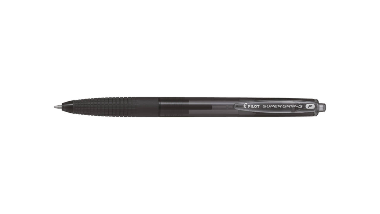 Balpen PILOT Super Grip G fijn zwart