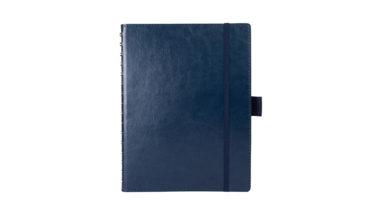 Notitieboek Multo Hannibal A5 blauw kunstleder