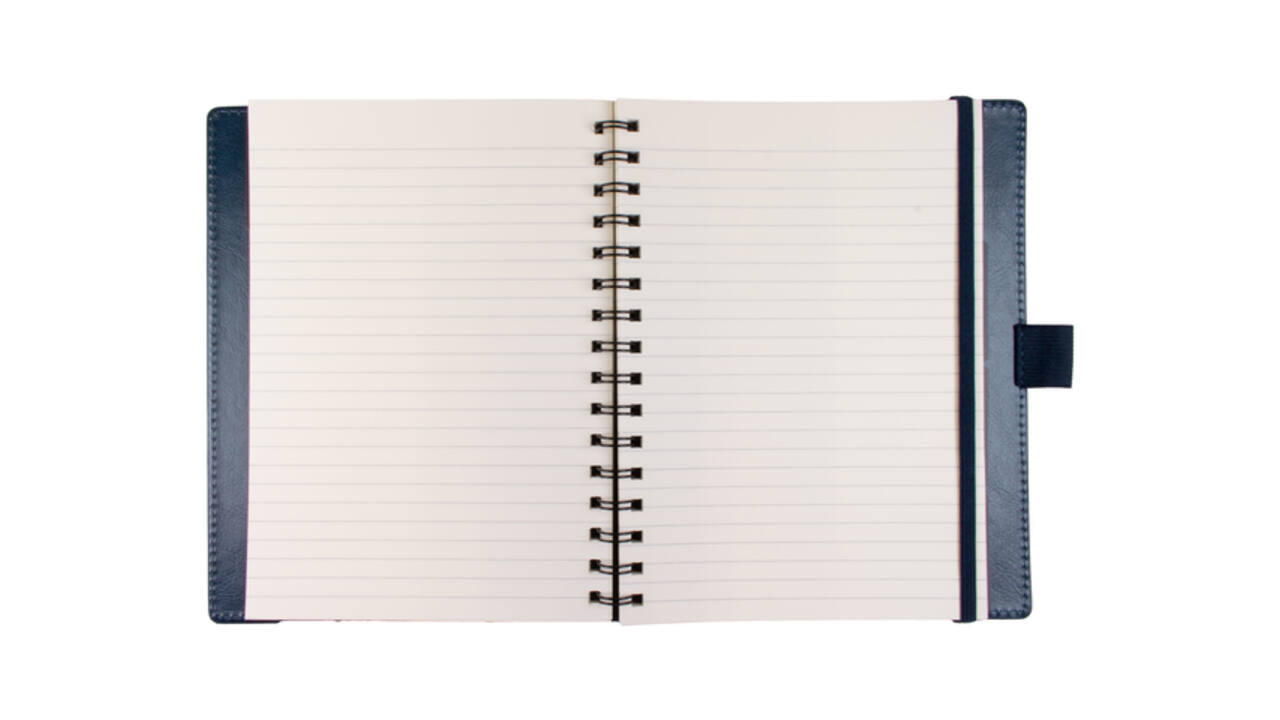 Notitieboek Multo Hannibal A5 blauw kunstleder