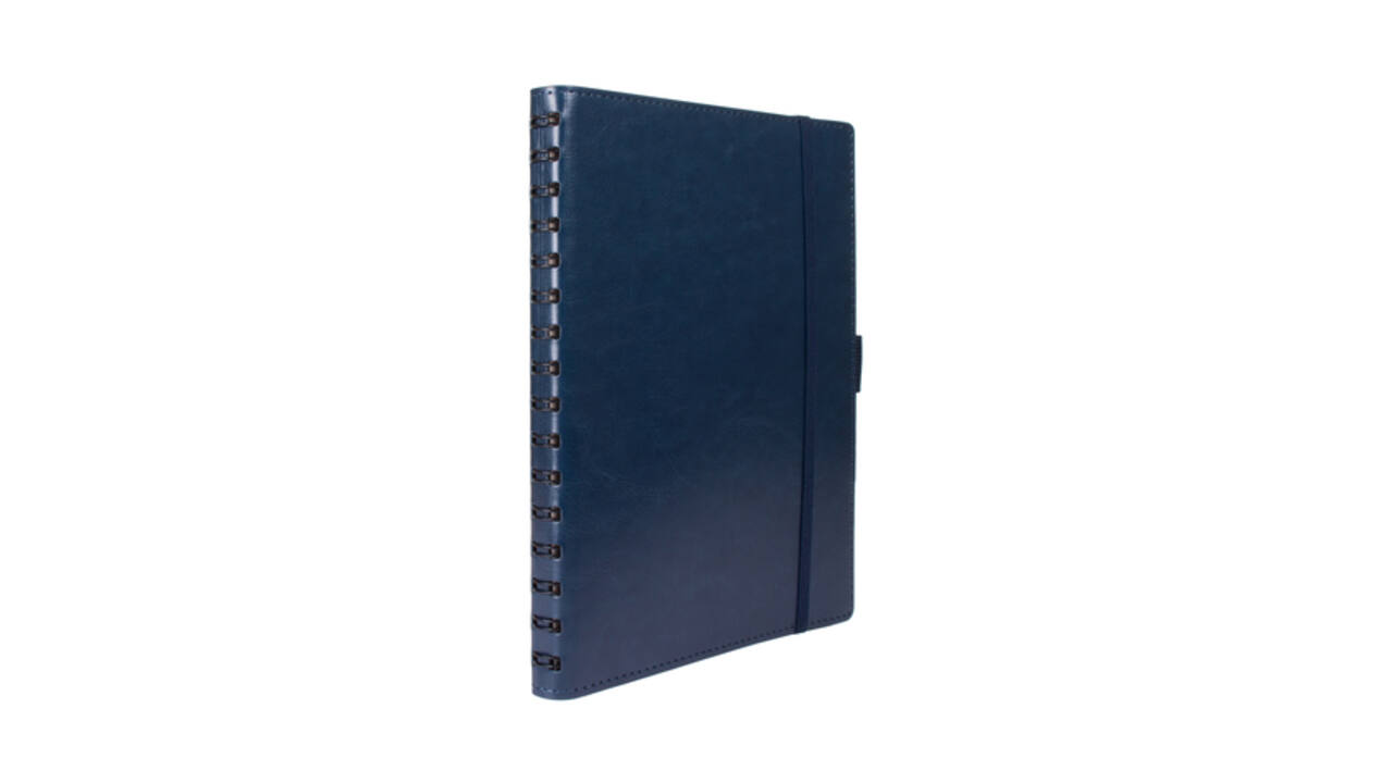Notitieboek Multo Hannibal A5 blauw kunstleder