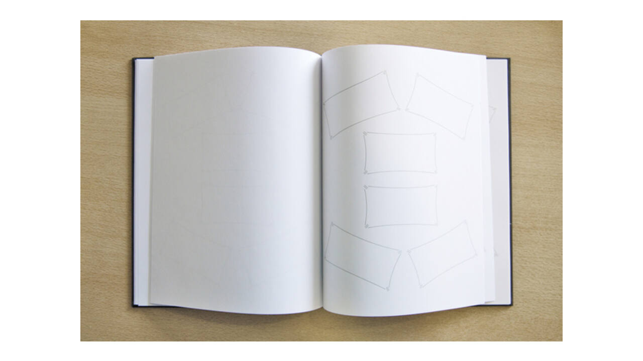 Receptiealbum Kangaro 26x21cm vakverdeling zwart