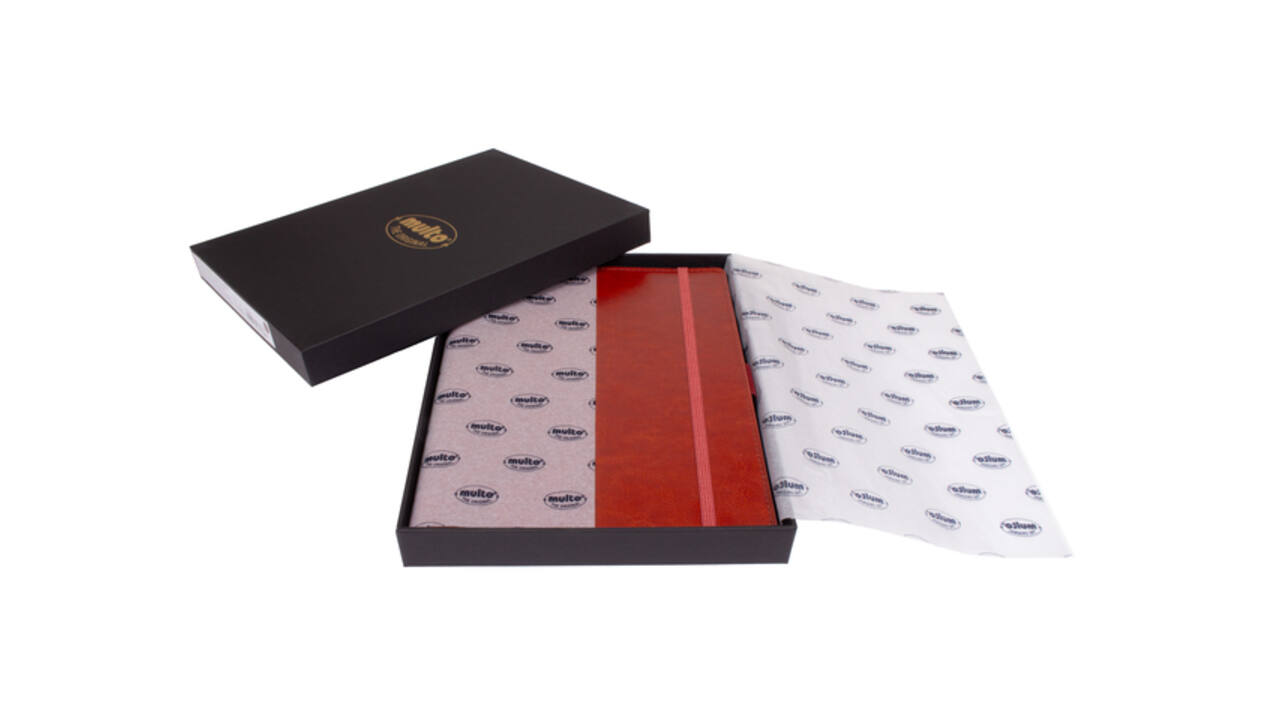 Notitieboek Multo Hannibal A5 cognac kunstleder