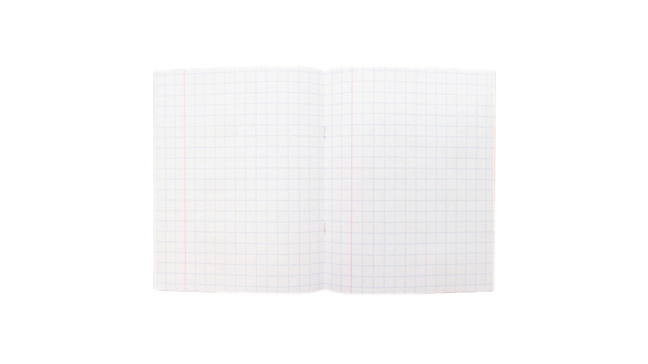 Schrift kangaro A5 ruit 10mm 80 pagina's 60 gram zwart pak à 10 stuks