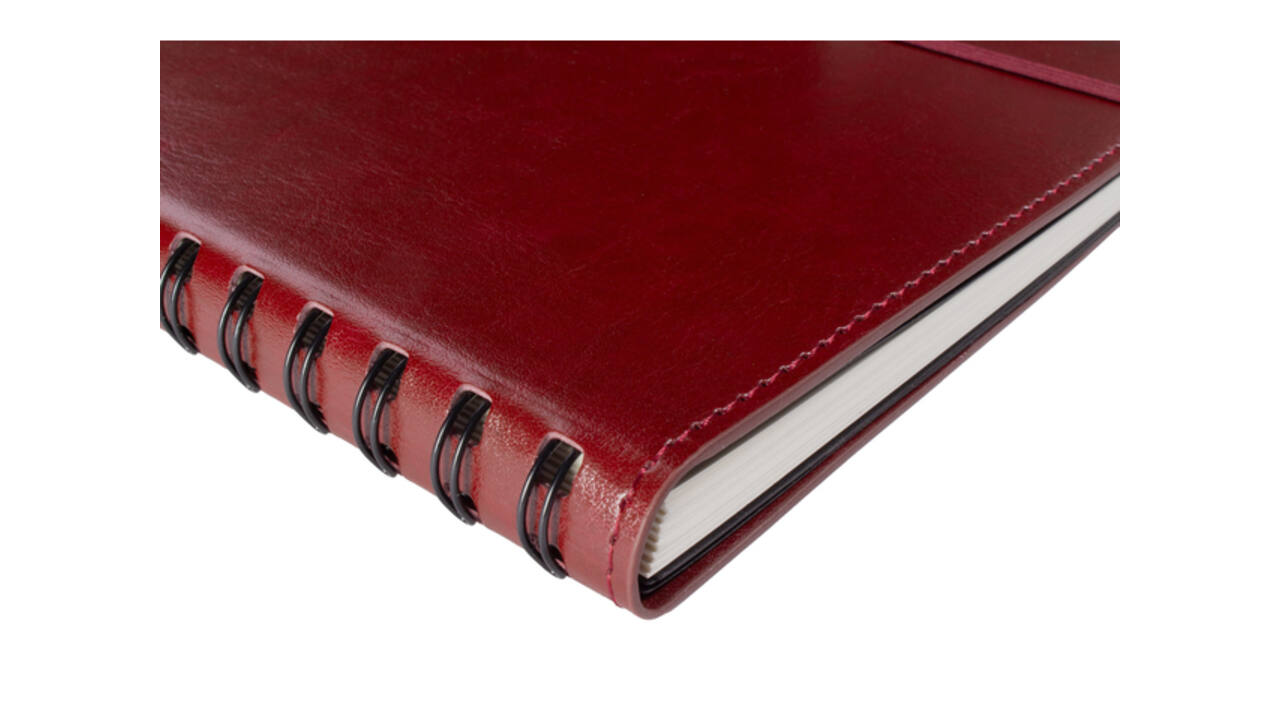 Notitieboek Multo Hannibal A5 bordeaux kunstleder