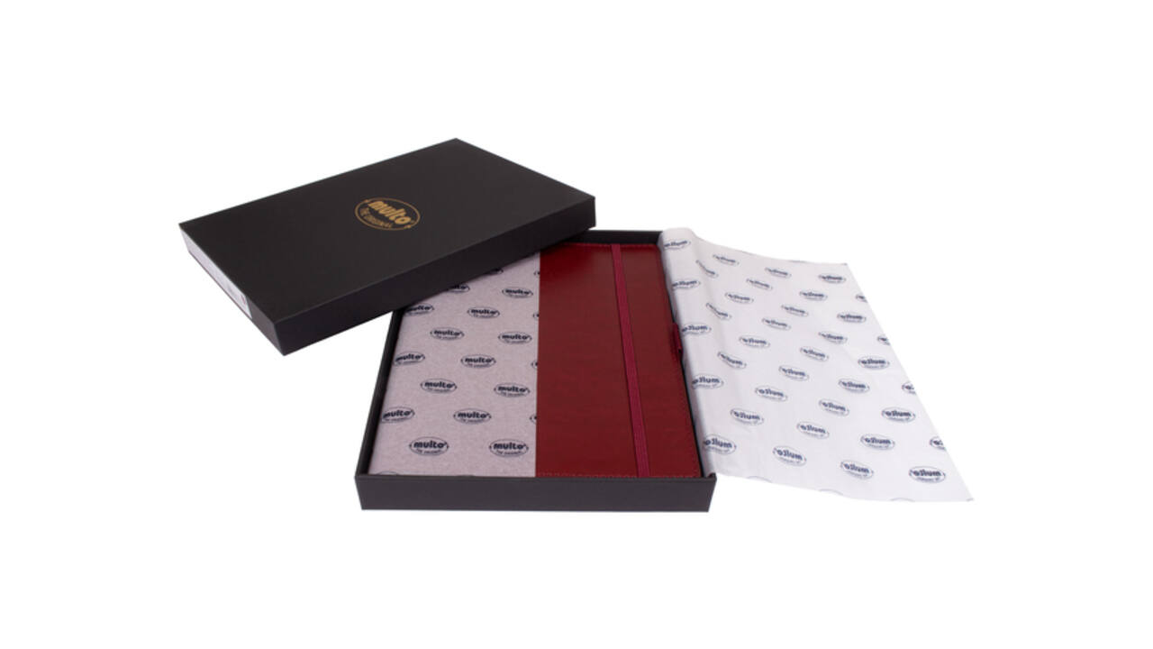 Notitieboek Multo Hannibal A5 bordeaux kunstleder