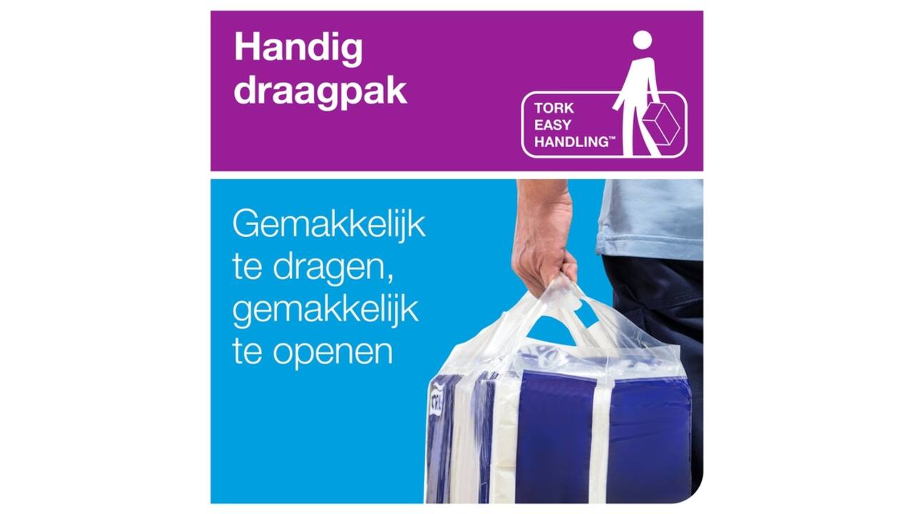 Toiletpapier Tork T4 Premium 3-laags 56x155 vel wit 110319